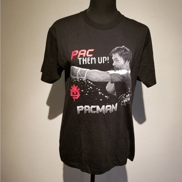 PACMAN MANNY PACQUIAO T SHIRT BIN26 - Picture 6 of 6